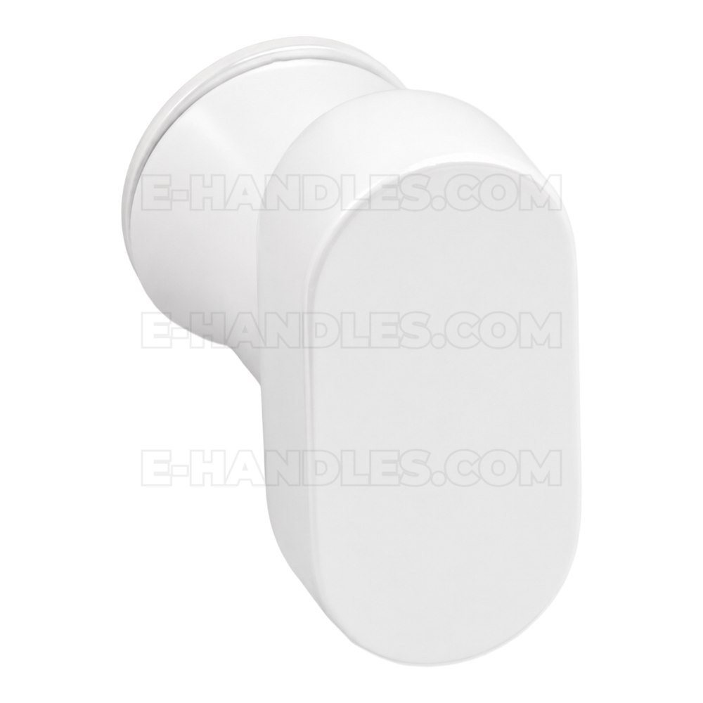 VERUM NUDA PURE/WIND biały - 40-60 mm, otwór Ø20 mm - blokada WC